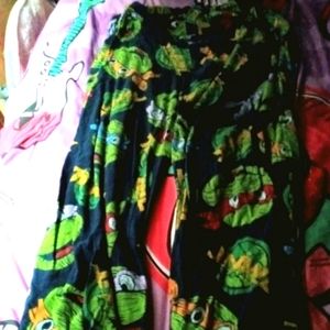 Ninja turtle large men's pajama pants turtles